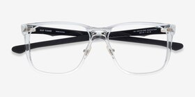 OAKLEY Hip Tone Transparent Plastique Montures de lunettes de vue d'EyeBuyDirect, Vue Rapprochée