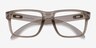 Oakley Holbrook Rx Clear Brown PlasticEyeglass Frames from EyeBuyDirect, Closed View