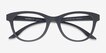 Oakley Humbly A Matte Black PlasticEyeglass Frames from EyeBuyDirect, Closed View