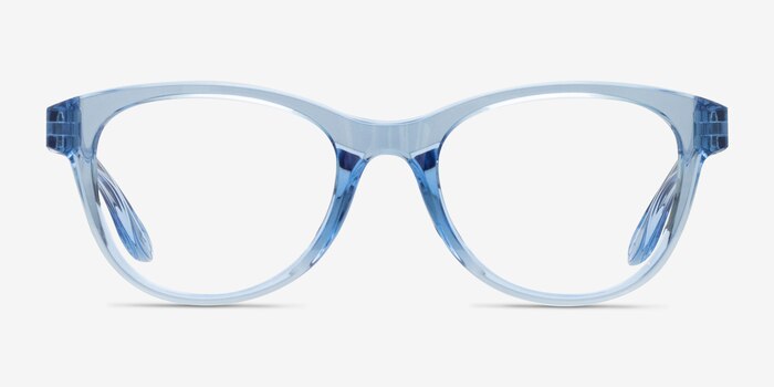 Oakley Humbly A Transparent Blue Plastique Montures de lunettes de vue d'EyeBuyDirect