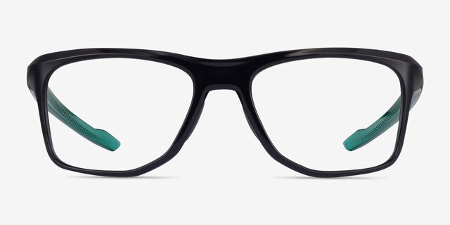 Oakley Knolls Black PlasticEyeglass Frames from EyeBuyDirect, Front View