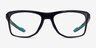 Oakley Knolls Black PlasticEyeglass Frames from EyeBuyDirect, Front View