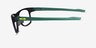 Oakley Knolls Black PlasticEyeglass Frames from EyeBuyDirect, Side View