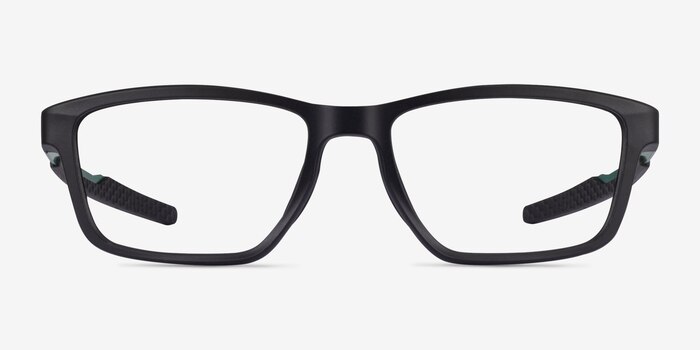 Oakley Metalink Matte Black Plastic Eyeglass Frames from EyeBuyDirect
