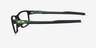 Oakley Metalink Matte Black PlasticEyeglass Frames from EyeBuyDirect, Side View