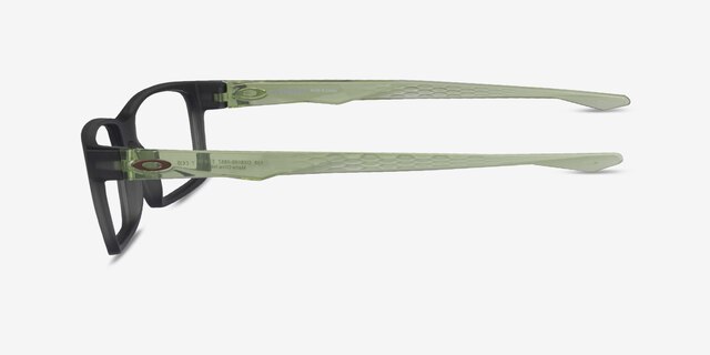 Oakley Overhead Matte Black PlasticEyeglass Frames from EyeBuyDirect, Side View