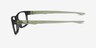 Oakley Overhead Matte Black PlasticEyeglass Frames from EyeBuyDirect, Side View