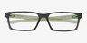 Oakley Overhead Matte Black PlasticEyeglass Frames from EyeBuyDirect, Closed View