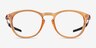 Oakley Pitchman R Clear Orange PlasticEyeglass Frames from EyeBuyDirect, Front View