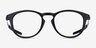 Oakley Pitchman R A Black PlasticEyeglass Frames from EyeBuyDirect, Front View
