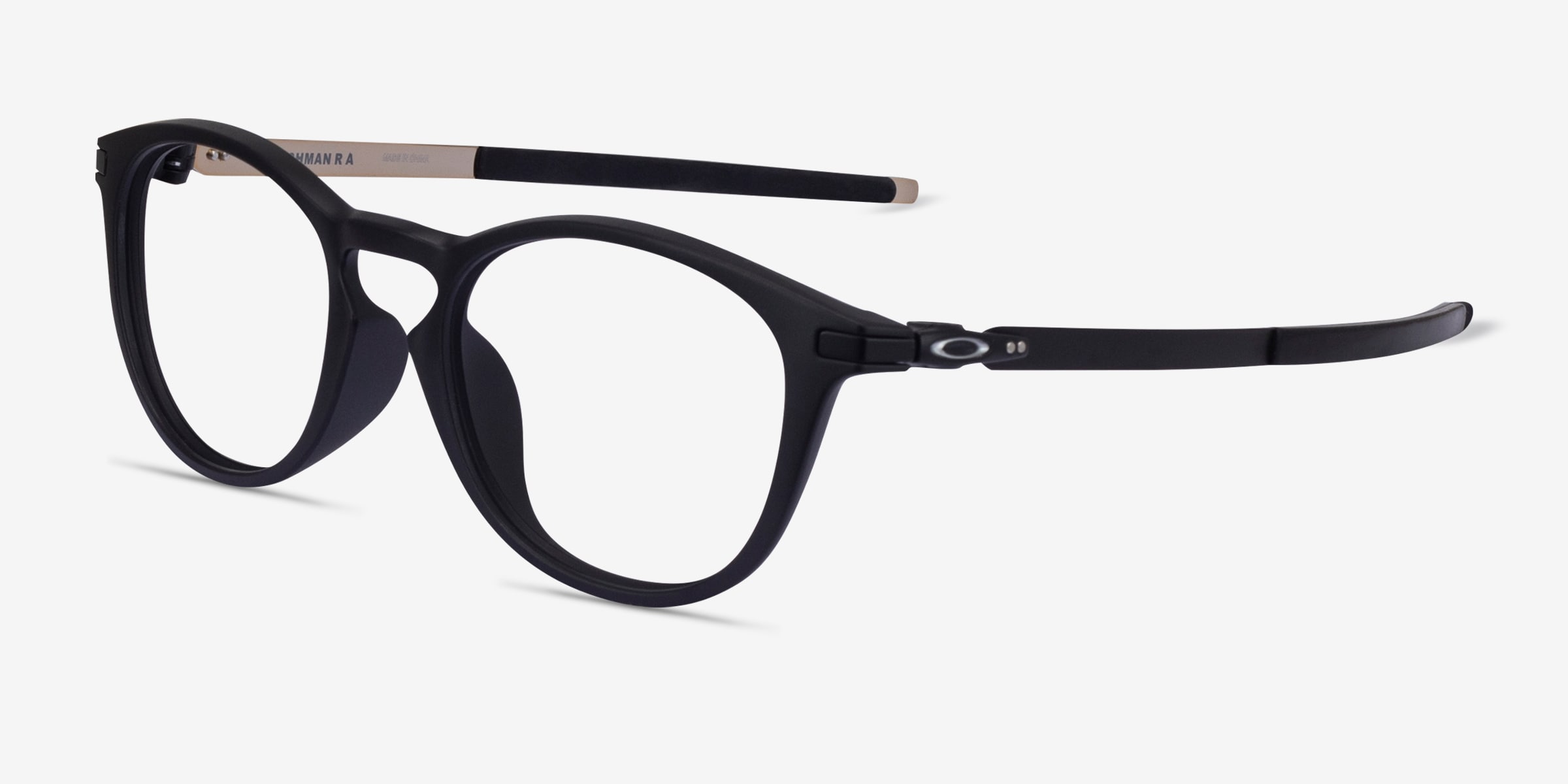 Oakley Pitchman R A - Round Black Frame Glasses For Men