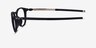 Oakley Pitchman R A Black PlasticEyeglass Frames from EyeBuyDirect, Side View