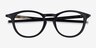 Oakley Pitchman R A Black PlasticEyeglass Frames from EyeBuyDirect, Closed View