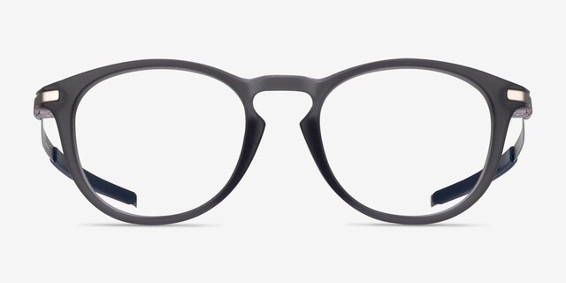 Oakley Pitchman R A Matte Gray PlasticEyeglass Frames from EyeBuyDirect, Front View
