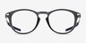 Oakley Pitchman R A Matte Gray PlasticEyeglass Frames from EyeBuyDirect, Front View
