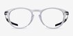 Oakley Pitchman R A Clear PlasticEyeglass Frames from EyeBuyDirect, Front View