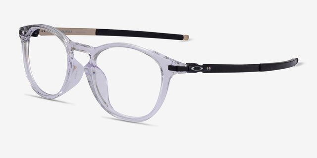 Oakley Pitchman R A Clear PlasticEyeglass Frames from EyeBuyDirect, Angle View