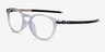 Oakley Pitchman R A Clear PlasticEyeglass Frames from EyeBuyDirect, Angle View