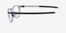 Oakley Pitchman R A Clear PlasticEyeglass Frames from EyeBuyDirect, Side View