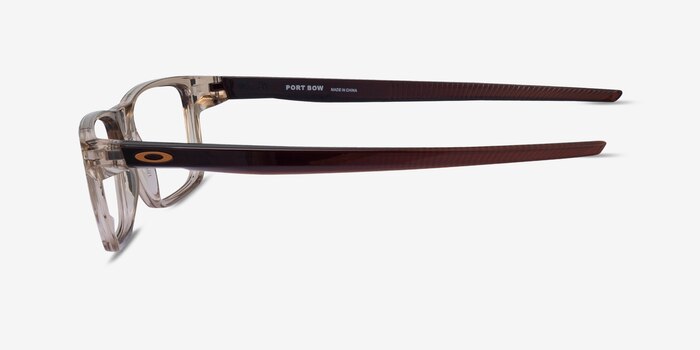 Oakley Port Bow Brown Plastic Eyeglass Frames from EyeBuyDirect