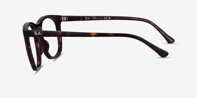 Ray-Ban RB2210V Tortoise AcetateEyeglass Frames from EyeBuyDirect, Side View