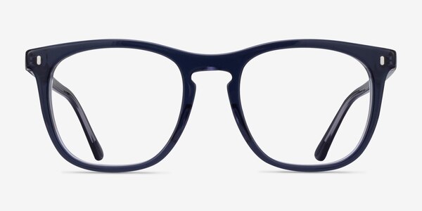 Ray-Ban RB2210V Clear Navy Acetate Eyeglass Frames