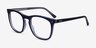 Ray-Ban RB2210V Clear Navy AcetateEyeglass Frames from EyeBuyDirect, Angle View