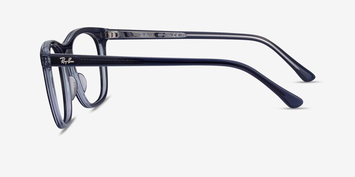 Ray-Ban RB2210V Clear Navy Acetate Eyeglass Frames from EyeBuyDirect