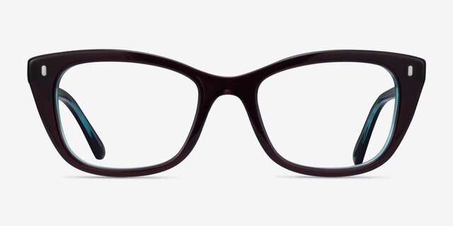 Ray-Ban RB5433 Black Clear Green AcetateEyeglass Frames from EyeBuyDirect, Front View
