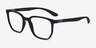 Ray-Ban RB7235 Liteforce Matte Black PlasticEyeglass Frames from EyeBuyDirect, Angle View