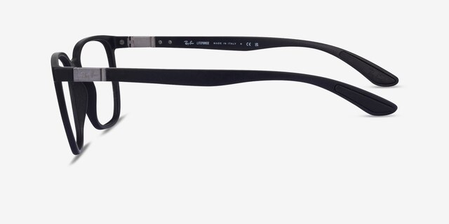 Ray-Ban RB7235 Liteforce Matte Black PlasticEyeglass Frames from EyeBuyDirect, Side View