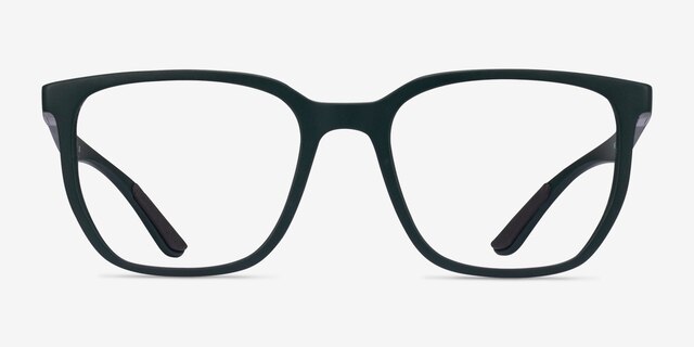 Ray-Ban RB7235 Liteforce Matte Dark Green PlasticEyeglass Frames from EyeBuyDirect, Front View
