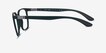Ray-Ban RB7235 Liteforce Matte Dark Green PlasticEyeglass Frames from EyeBuyDirect, Side View