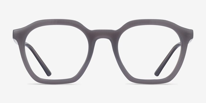 Ray-Ban RB7238 Alice Clear Gray Plastic Eyeglass Frames from EyeBuyDirect