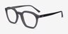 Ray-Ban RB7238 Alice Clear Gray PlasticEyeglass Frames from EyeBuyDirect, Angle View