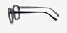 Ray-Ban RB7238 Alice Clear Gray PlasticEyeglass Frames from EyeBuyDirect, Side View