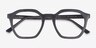 Ray-Ban RB7238 Alice Clear Gray PlasticEyeglass Frames from EyeBuyDirect, Closed View