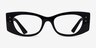 Ray-Ban RB7327 Kat Black Eco-friendlyEyeglass Frames from EyeBuyDirect, Front View