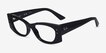 Ray-Ban RB7327 Kat Black Alternative MaterialsEyeglass Frames from EyeBuyDirect, Angle View