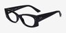 Ray-Ban RB7327 Kat Black Eco-friendlyEyeglass Frames from EyeBuyDirect, Angle View