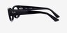 Ray-Ban RB7327 Kat Black Eco-friendlyEyeglass Frames from EyeBuyDirect, Side View