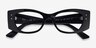 Ray-Ban RB7327 Kat Black Eco-friendlyEyeglass Frames from EyeBuyDirect, Closed View