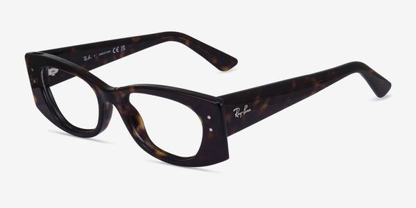 Tortoise Ray-Ban RB7327 Kat -  Eco-friendly Eyeglasses