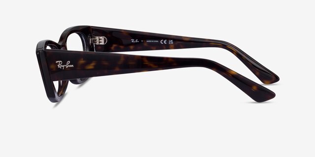 Ray-Ban RB7327 Kat Tortoise Eco-friendlyEyeglass Frames from EyeBuyDirect, Side View