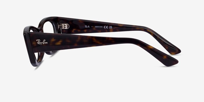 Ray-Ban RB7327 Kat Tortoise Eco-friendly Eyeglass Frames from EyeBuyDirect