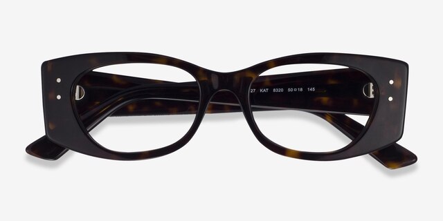 Ray-Ban RB7327 Kat Tortoise Eco-friendlyEyeglass Frames from EyeBuyDirect, Closed View