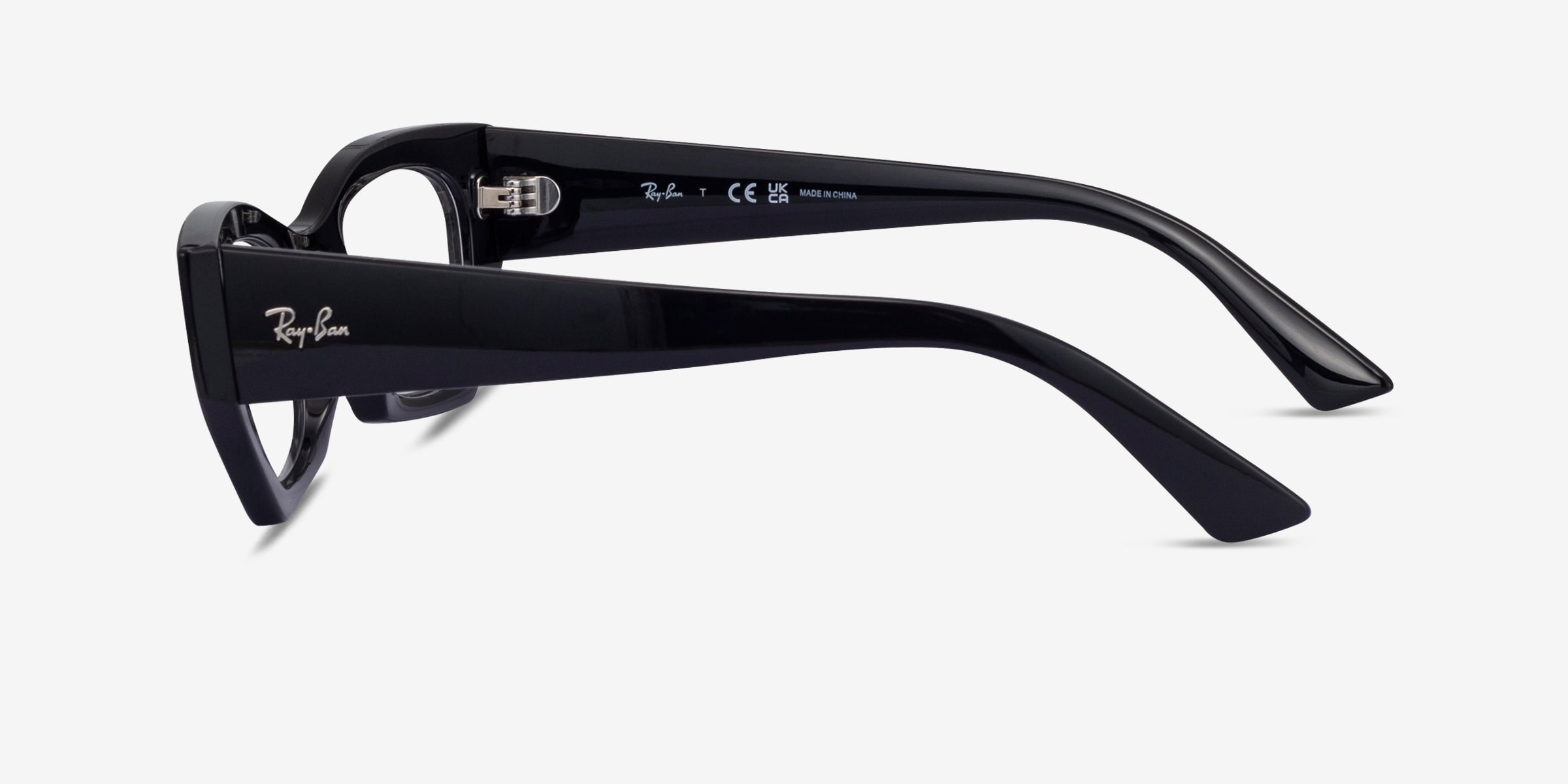 Ray-Ban RB7330 Zena - Cat Eye Black Frame Eyeglasses Ray-Ban RB7330 Zena - Cat Eye Black Frame Eyeglasses
