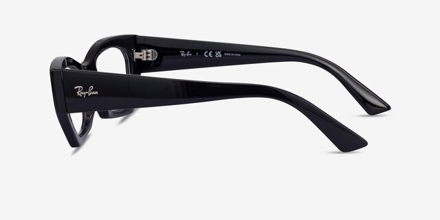 Ray-Ban RB7330 Zena Black Eco-friendlyEyeglass Frames from EyeBuyDirect, Side View