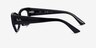 Ray-Ban RB7330 Zena Black Eco-friendlyEyeglass Frames from EyeBuyDirect, Side View