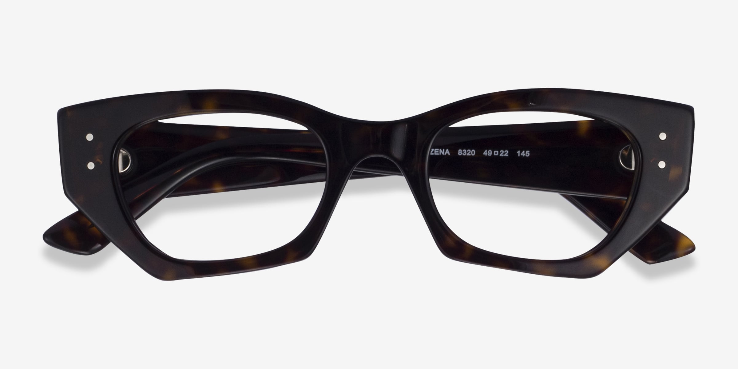 Ray-Ban RB7330 Zena - Cat Eye Tortoise Frame Eyeglasses | Eyebuydirect